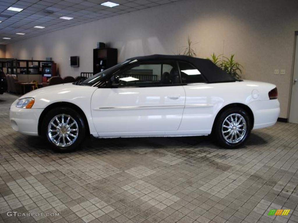 2003 Sebring Limited Convertible - Stone White / Deep Royal Blue photo #5