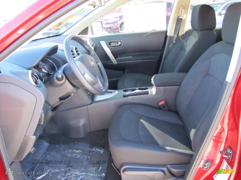 2011 Rogue S - Cayenne Red / Black photo #9