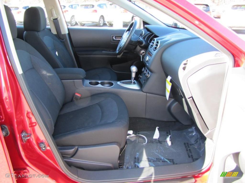 2011 Rogue S - Cayenne Red / Black photo #12
