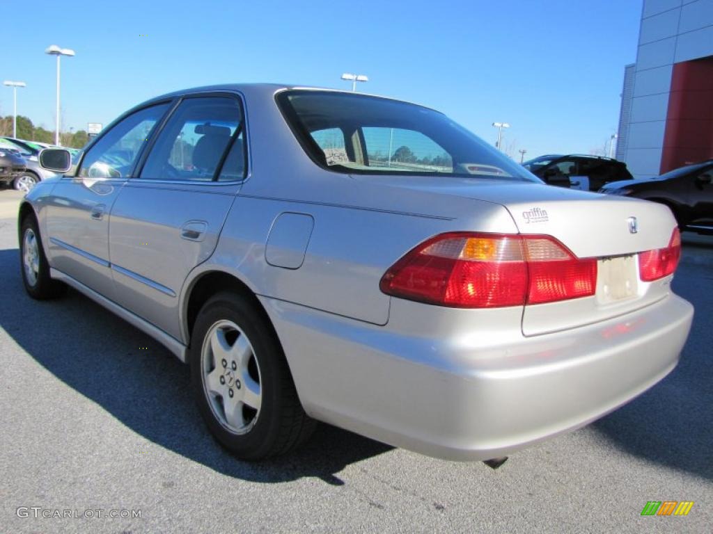 1999 Accord EX V6 Sedan - Satin Silver Metallic / Tan photo #3