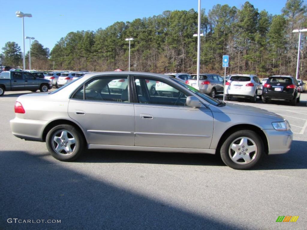 1999 Accord EX V6 Sedan - Satin Silver Metallic / Tan photo #5