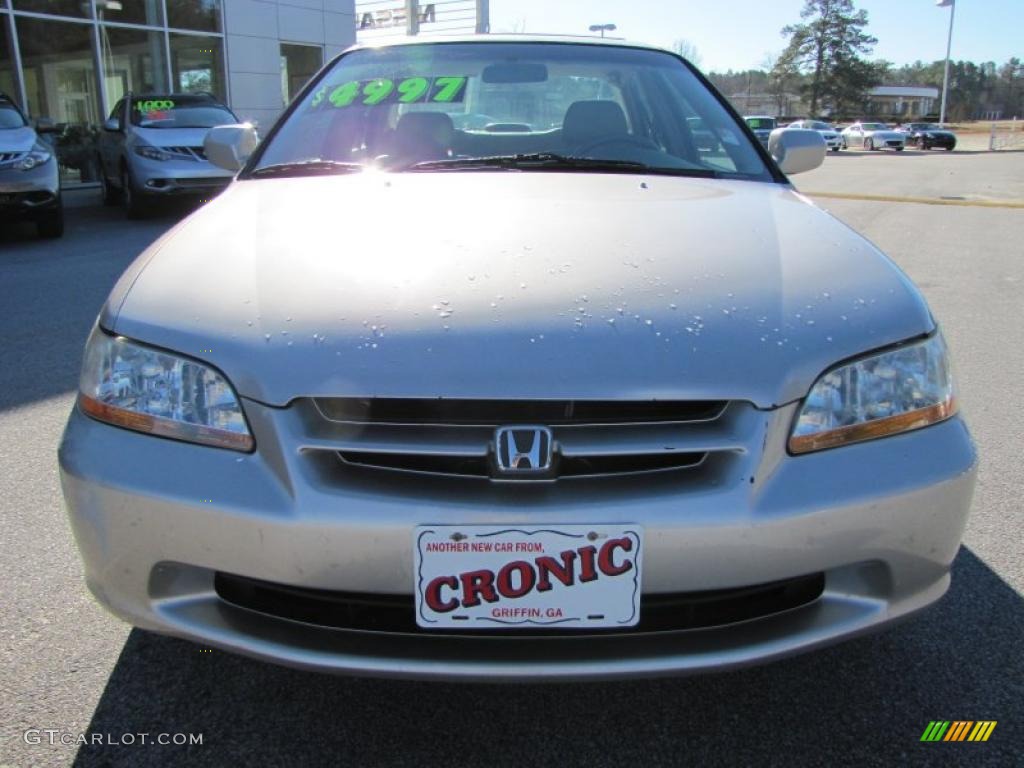 1999 Accord EX V6 Sedan - Satin Silver Metallic / Tan photo #7