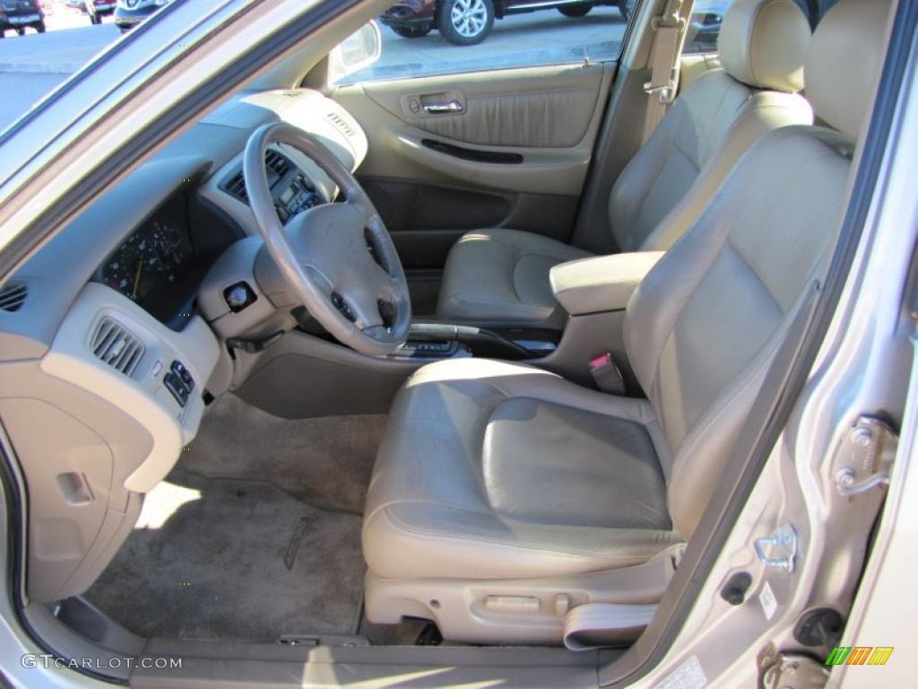 1999 Accord EX V6 Sedan - Satin Silver Metallic / Tan photo #8