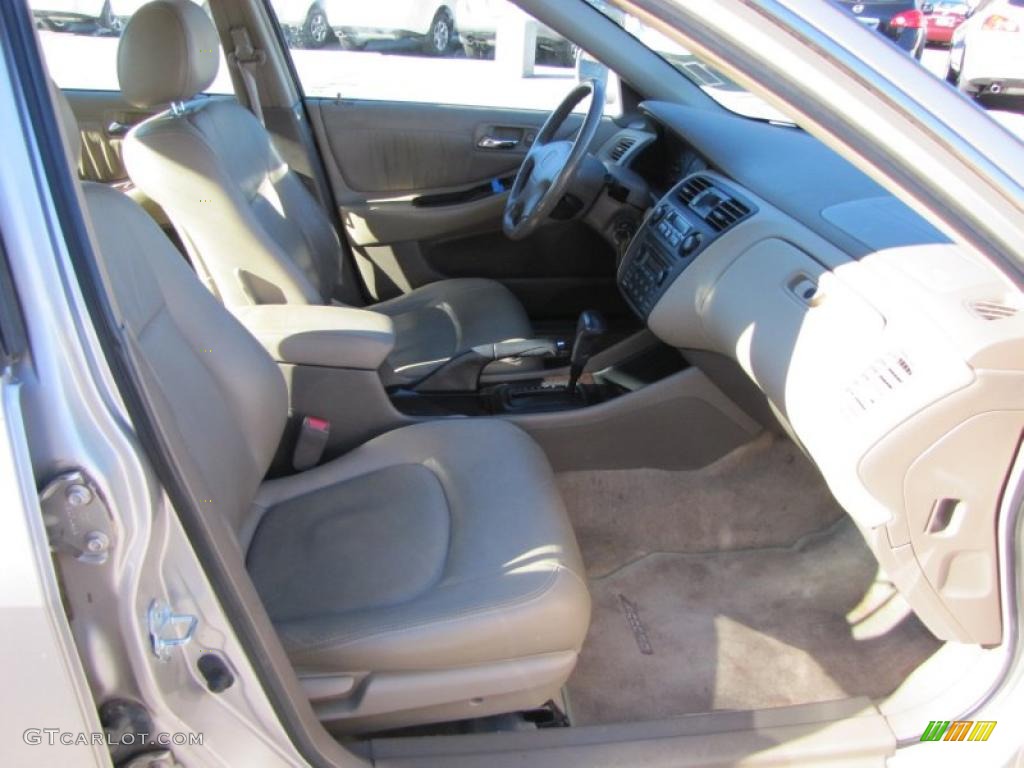 1999 Accord EX V6 Sedan - Satin Silver Metallic / Tan photo #11