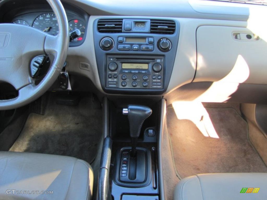 1999 Accord EX V6 Sedan - Satin Silver Metallic / Tan photo #12