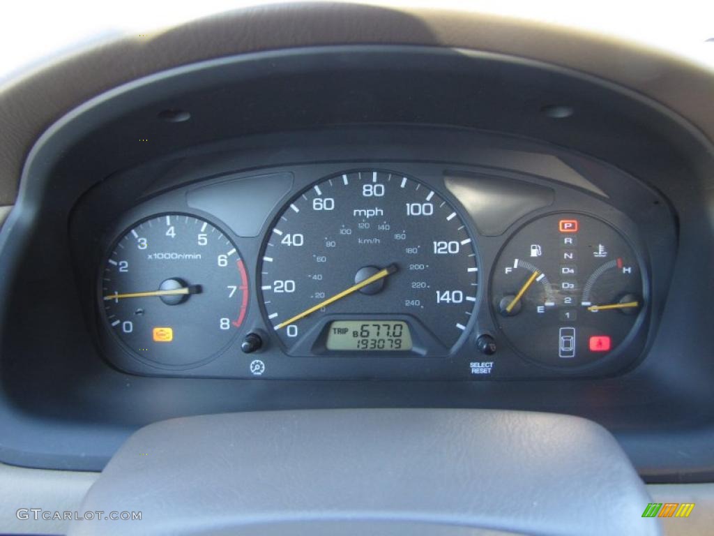 1999 Accord EX V6 Sedan - Satin Silver Metallic / Tan photo #15