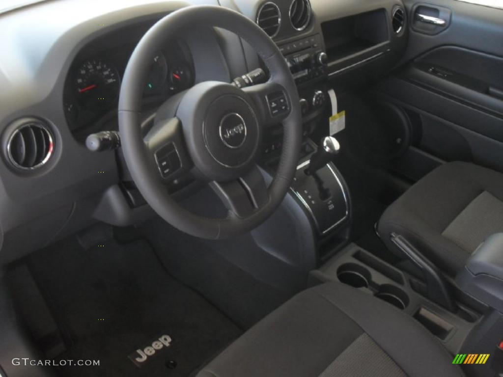 Dark Slate Gray Interior 2011 Jeep Compass 2.4 Latitude Photo #43569023