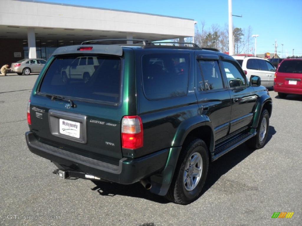 1999 4Runner Limited 4x4 - Imperial Jade Green Mica / Oak photo #4