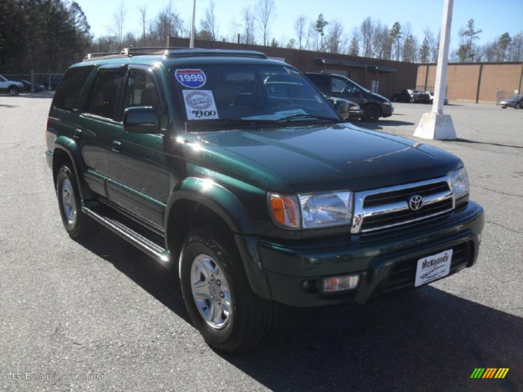 1999 4Runner Limited 4x4 - Imperial Jade Green Mica / Oak photo #5