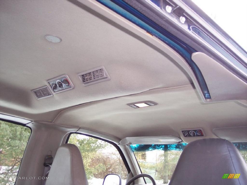 2001 Express 3500 LS Extended Passenger Van - Indigo Blue Metallic / Medium Gray photo #40