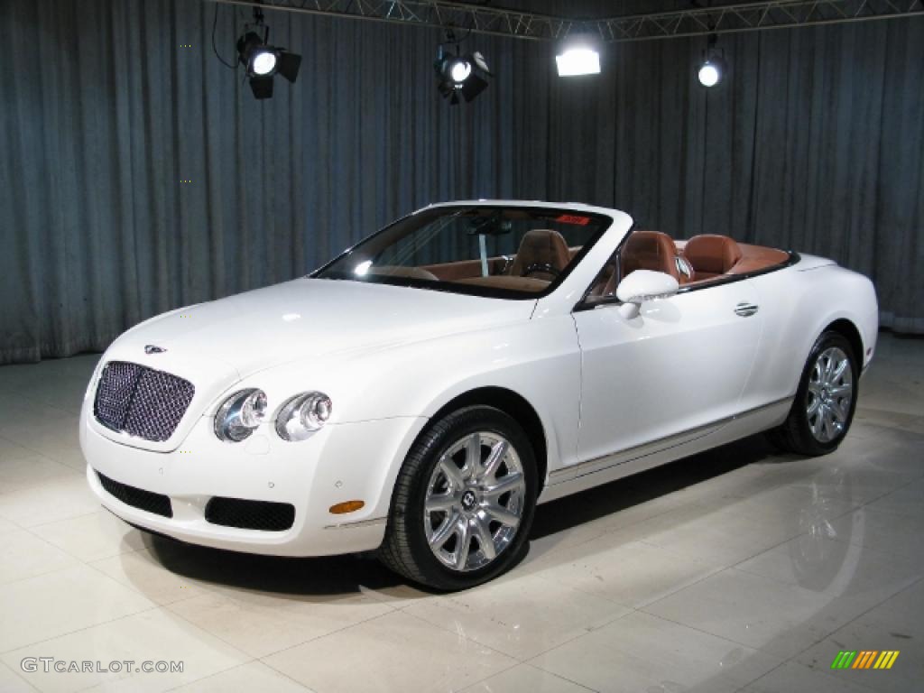 Glacier White Bentley Continental GTC