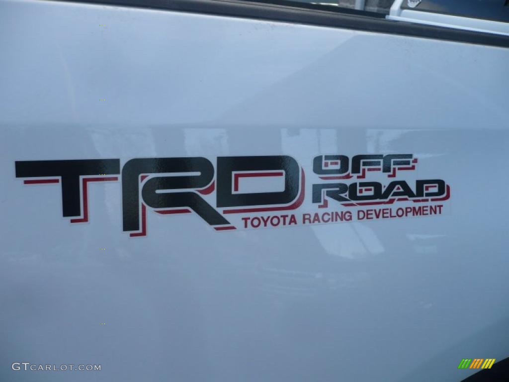 2007 Tundra SR5 TRD Double Cab 4x4 - Super White / Beige photo #15