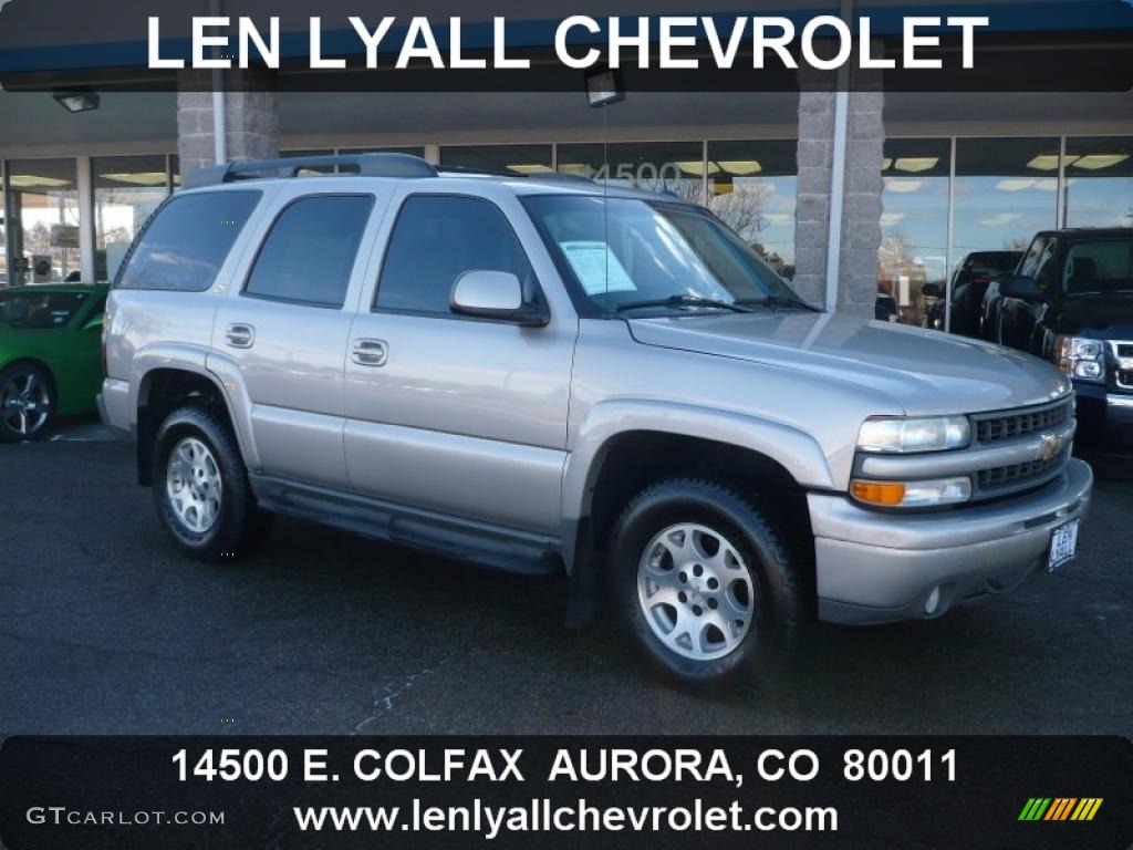 2004 Tahoe Z71 4x4 - Silver Birch Metallic / Gray/Dark Charcoal photo #1