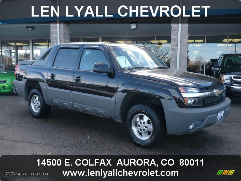 Onyx Black Chevrolet Avalanche