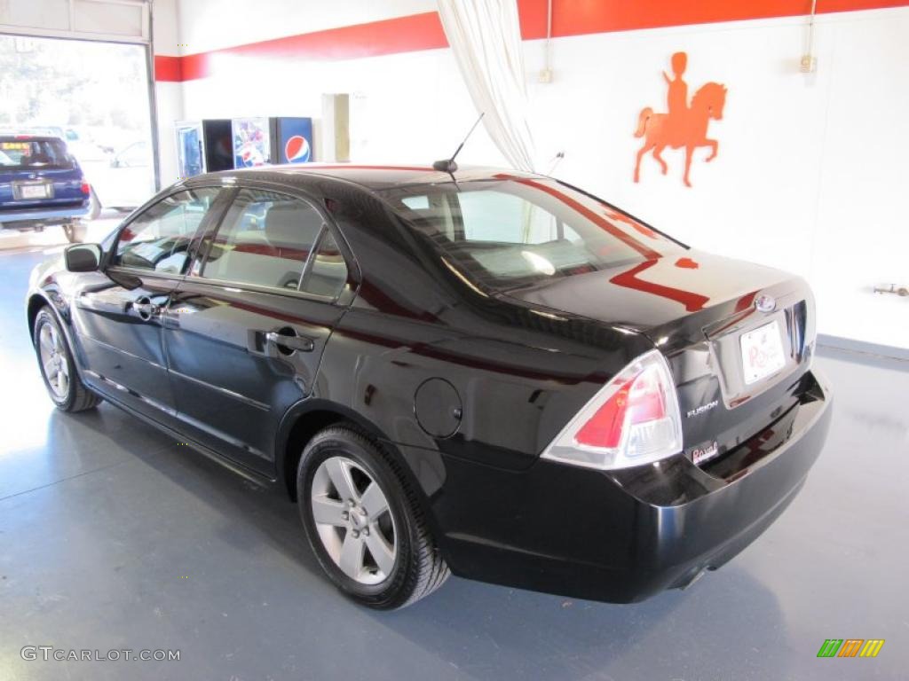 2008 Fusion SE V6 AWD - Tuxedo Black Metallic / Charcoal Black photo #2