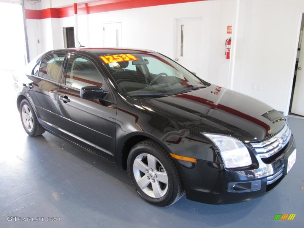 2008 Fusion SE V6 AWD - Tuxedo Black Metallic / Charcoal Black photo #5