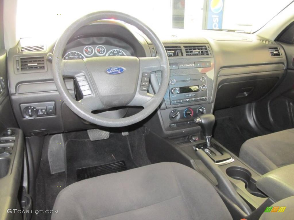 Charcoal Black Interior 2008 Ford Fusion SE V6 AWD Photo #43575116