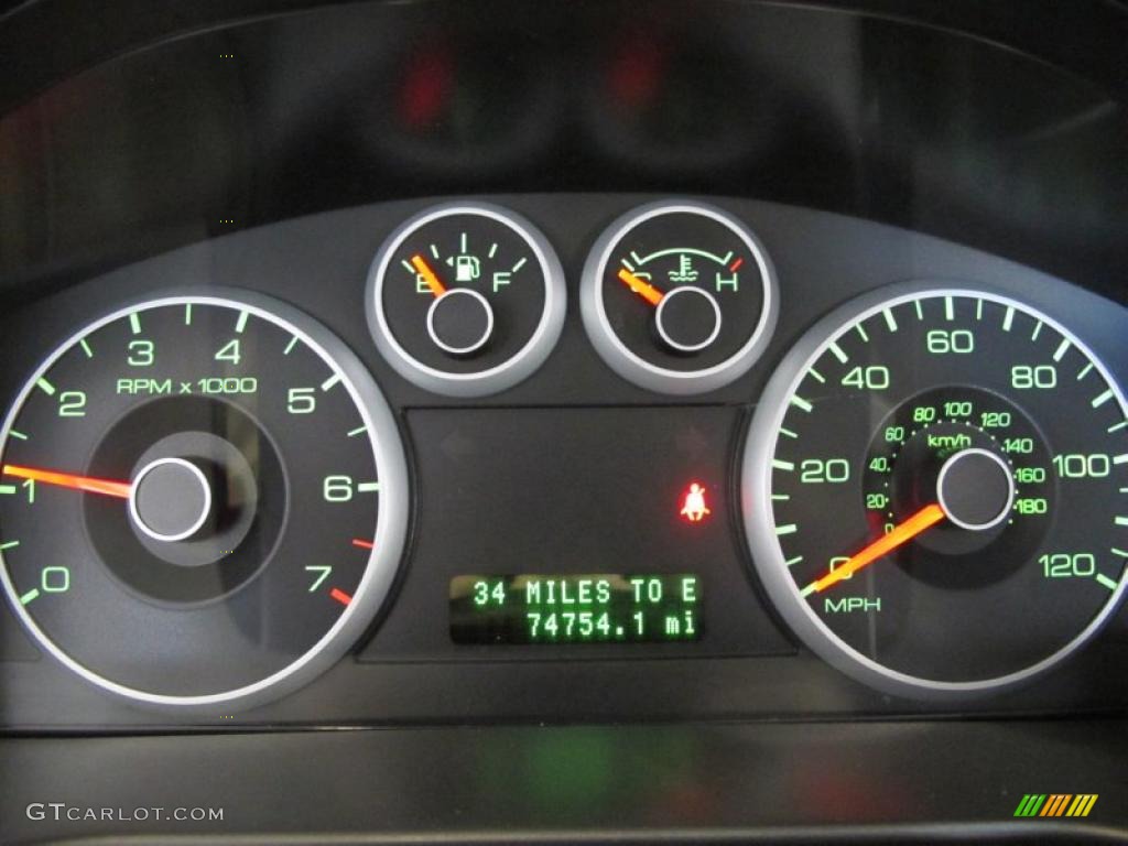 2008 Ford Fusion SE V6 AWD Gauges Photo #43575192