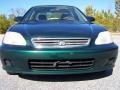 2000 Clover Green Pearl Honda Civic EX Sedan  photo #15