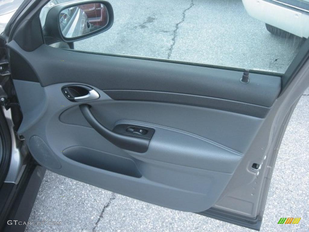 2005 Saab 9-3 Linear Sport Sedan Slate Gray Door Panel Photo #43578186