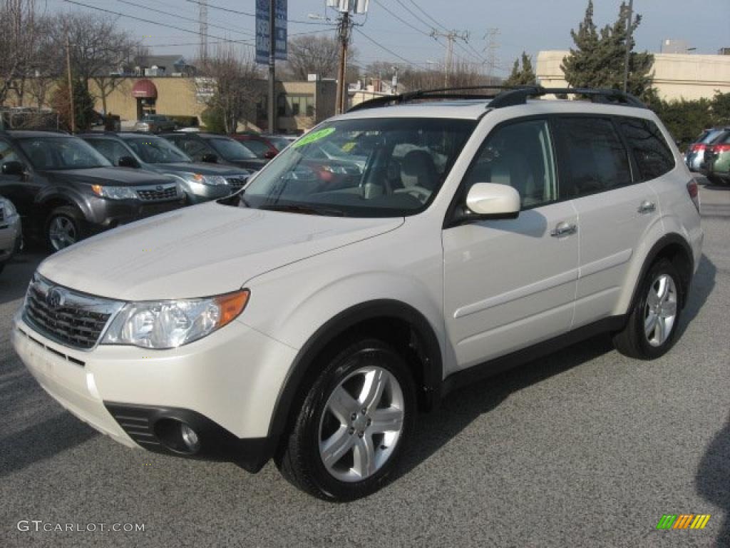 2010 Forester 2.5 X Limited - Satin White Pearl / Platinum photo #1