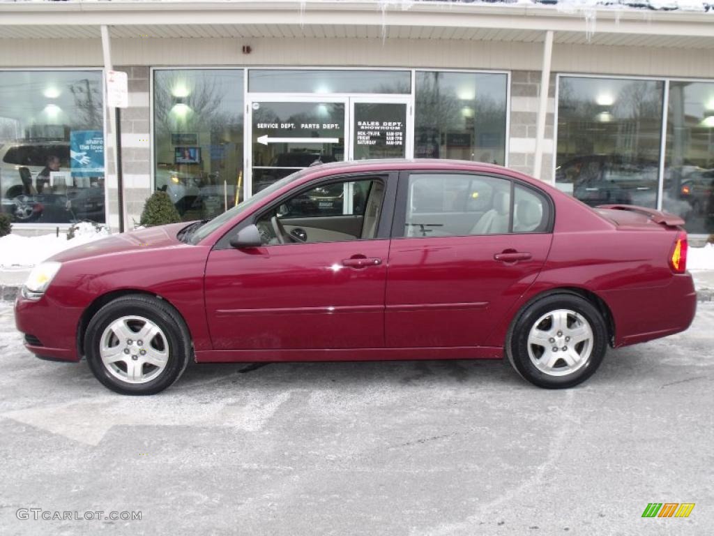 Sport Red Metallic 2004 Chevrolet Malibu LT V6 Sedan Exterior Photo #43578822