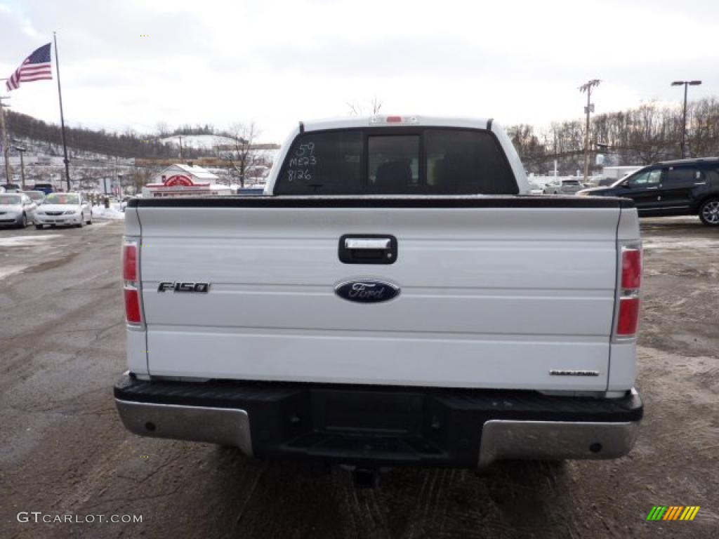 2011 F150 XLT SuperCrew 4x4 - White Platinum Metallic Tri-Coat / Steel Gray photo #3