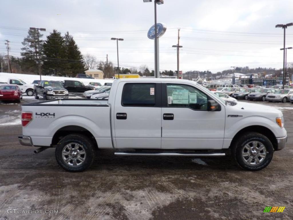 2011 F150 XLT SuperCrew 4x4 - White Platinum Metallic Tri-Coat / Steel Gray photo #5