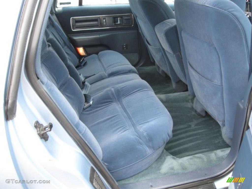 Blue Interior 1992 Buick Roadmaster Limited Photo #43579450