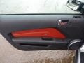 Brick Red/Cashmere 2011 Ford Mustang GT Premium Convertible Door Panel