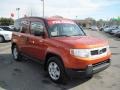 2009 Citrus Fire Metallic Honda Element LX  photo #7