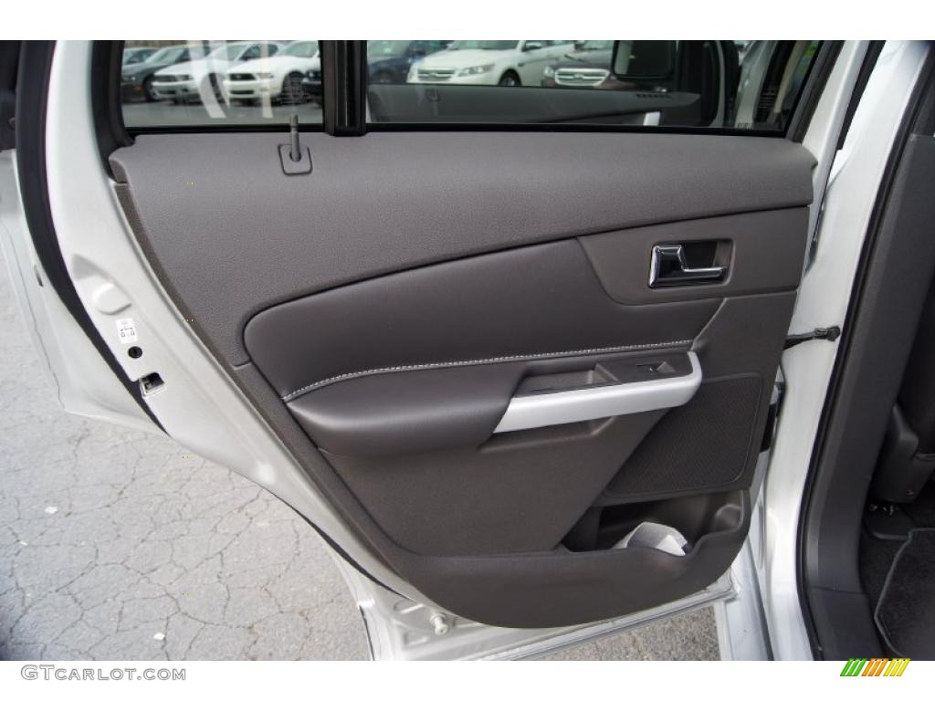 2011 Ford Edge Sport Charcoal Black/Silver Smoke Metallic Door Panel Photo #43588839