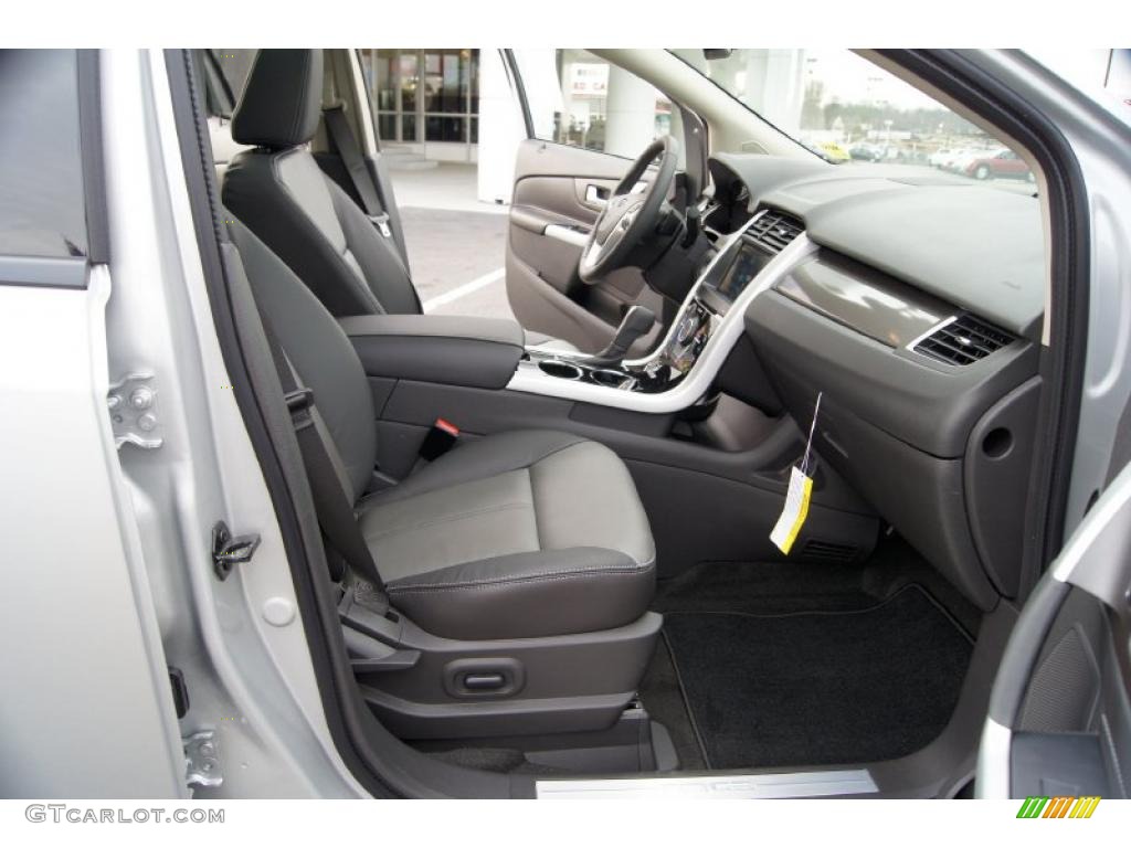Charcoal Black/Silver Smoke Metallic Interior 2011 Ford Edge Sport Photo #43588967