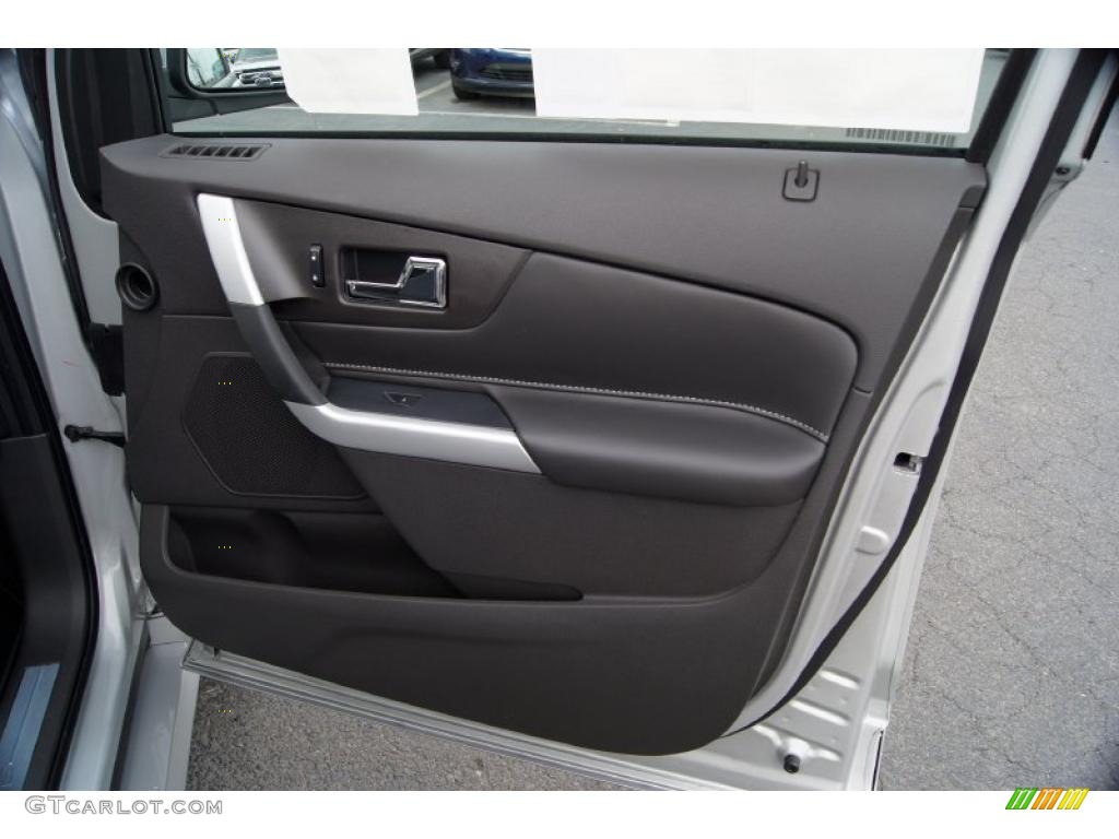 2011 Ford Edge Sport Charcoal Black/Silver Smoke Metallic Door Panel Photo #43588983