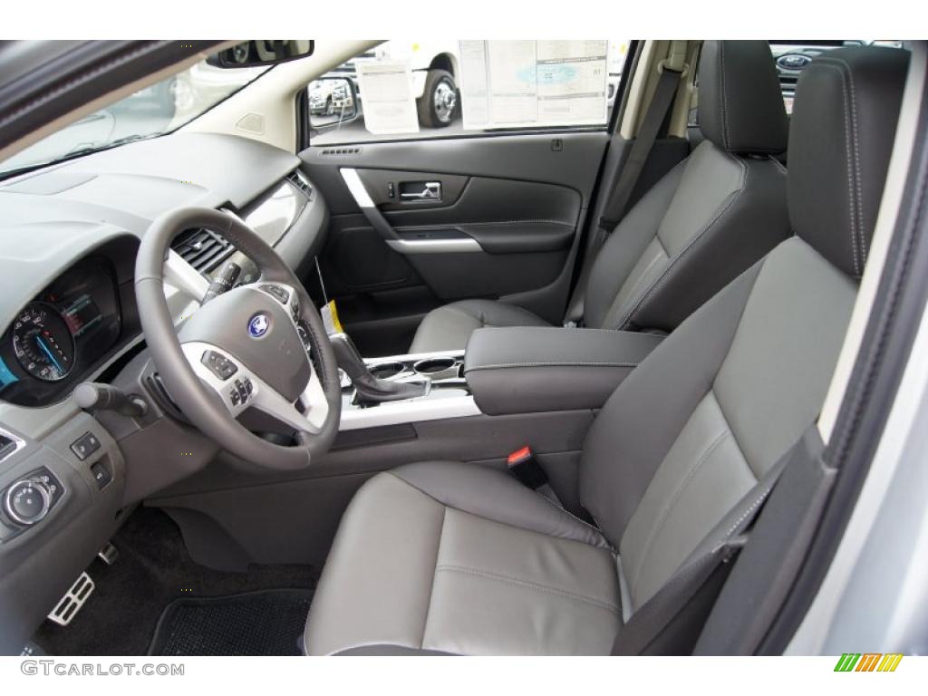 Charcoal Black/Silver Smoke Metallic Interior 2011 Ford Edge Sport Photo #43589115