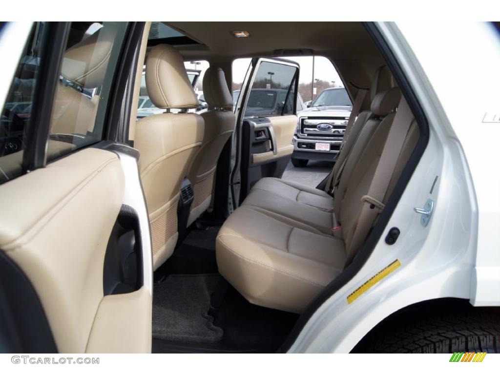 2011 4Runner Limited 4x4 - Blizzard White Pearl / Sand Beige photo #10