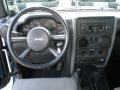 Dark Slate Gray/Medium Slate Gray 2008 Jeep Wrangler X 4x4 Dashboard
