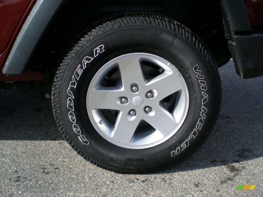 2008 Jeep Wrangler Unlimited X 4x4 Wheel Photo #43590911