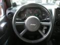Dark Slate Gray/Med Slate Gray 2008 Jeep Wrangler Unlimited X 4x4 Steering Wheel