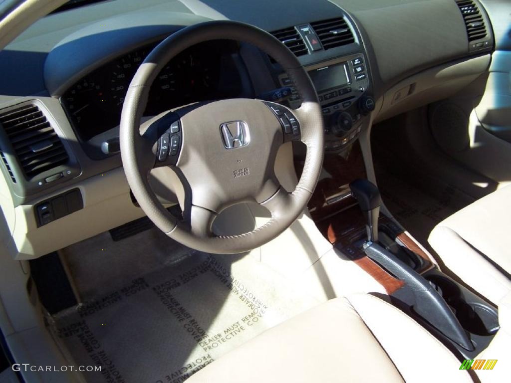 2006 Accord EX-L Sedan - Nighthawk Black Pearl / Ivory photo #9