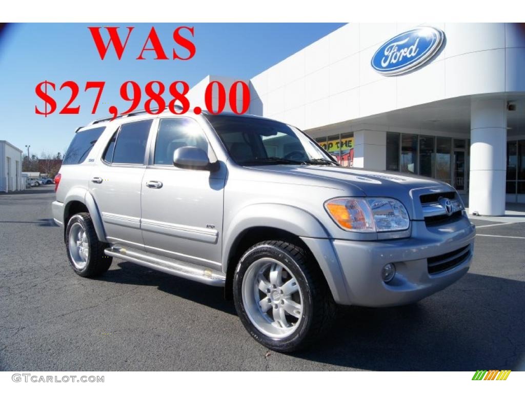 Silver Sky Metallic Toyota Sequoia