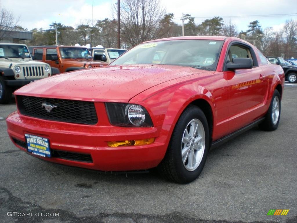 Torch Red Ford Mustang