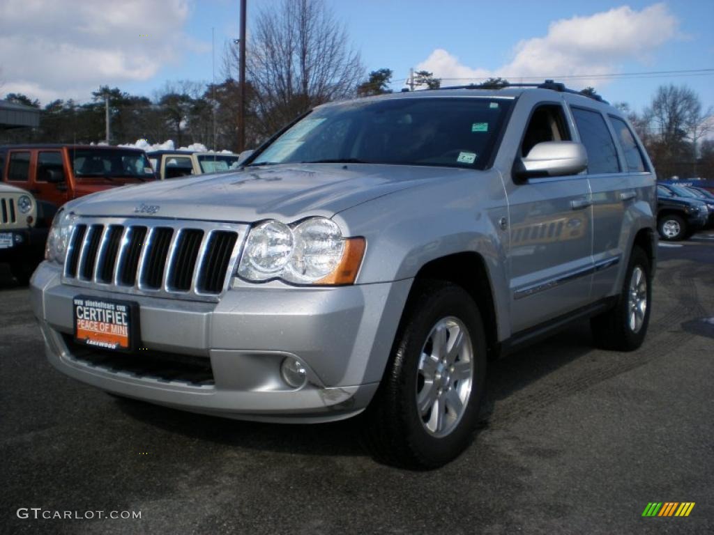 2008 Grand Cherokee Limited 4x4 - Bright Silver Metallic / Dark Slate Gray/Light Graystone photo #1