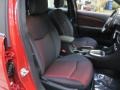 Black/Red 2011 Dodge Avenger Mainstreet Interior Color