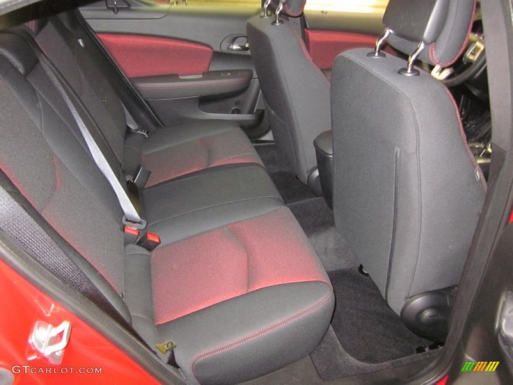 Black/Red Interior 2011 Dodge Avenger Mainstreet Photo #43595669