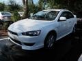 2009 Wicked White Satin Mitsubishi Lancer ES Sport  photo #4