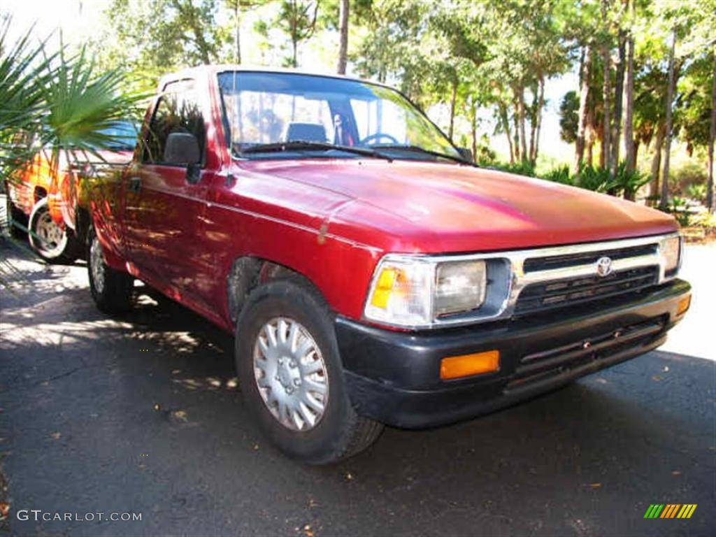 1993 Pickup Regular Cab - Garnet Red Pearl / Gray photo #1