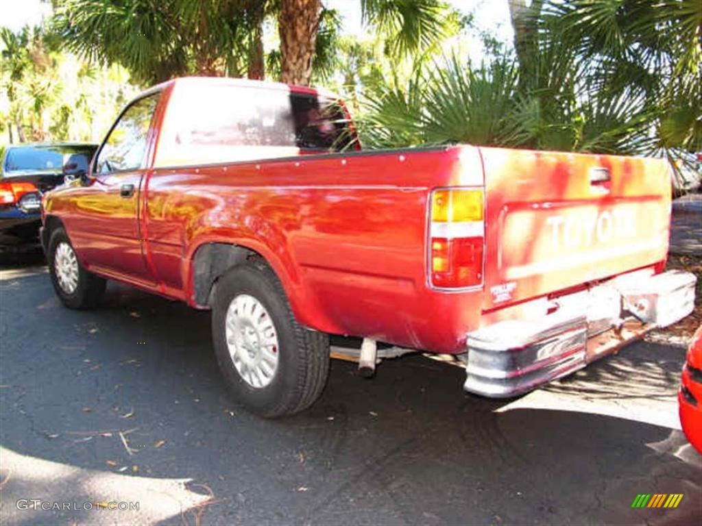 1993 Pickup Regular Cab - Garnet Red Pearl / Gray photo #2