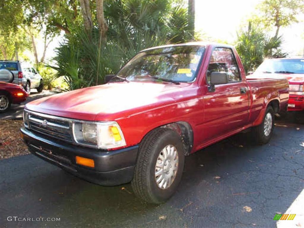 1993 Pickup Regular Cab - Garnet Red Pearl / Gray photo #4