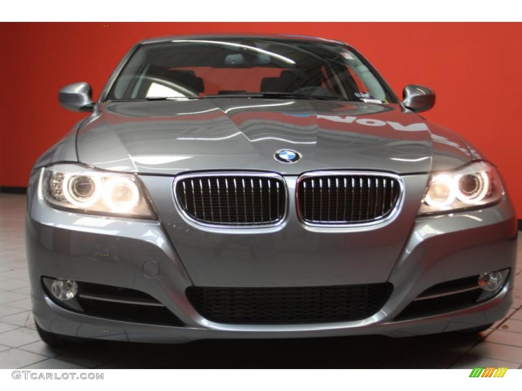 2011 3 Series 335i Sedan - Space Gray Metallic / Black photo #2